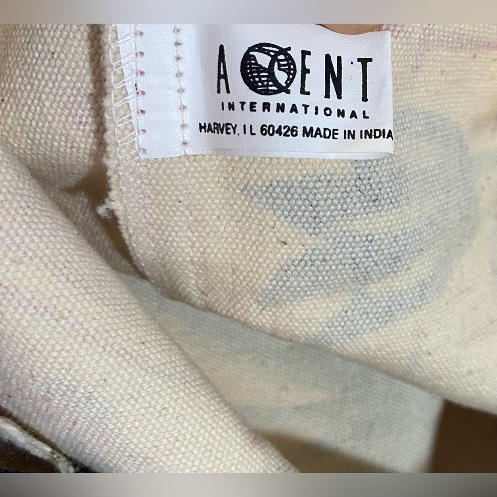 Tote Bag Spring Canvas Colorful Patterned Floral/… - image 6